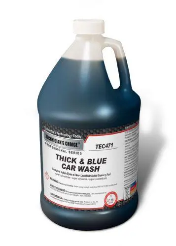 TEC471 THICK N BLUE CAR WASH SOAP 4-1GL