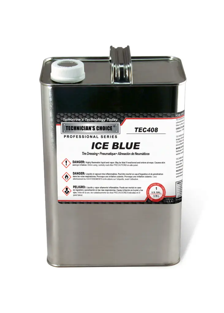 TEC408 ICE BLUE TIRE DRESSING 4-1GL