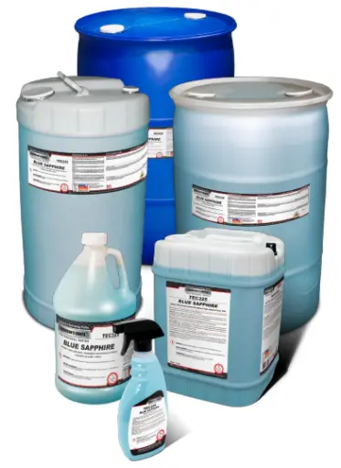 [TEC-178250] TEC325 BLUE SAPPHIRE RUBBER VINYL INTERIOR/TIRE DRESSING 12-22oz