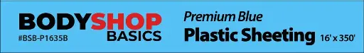 [BSB-P1635B] Blue Plastic Masking Sheet 16'x350'